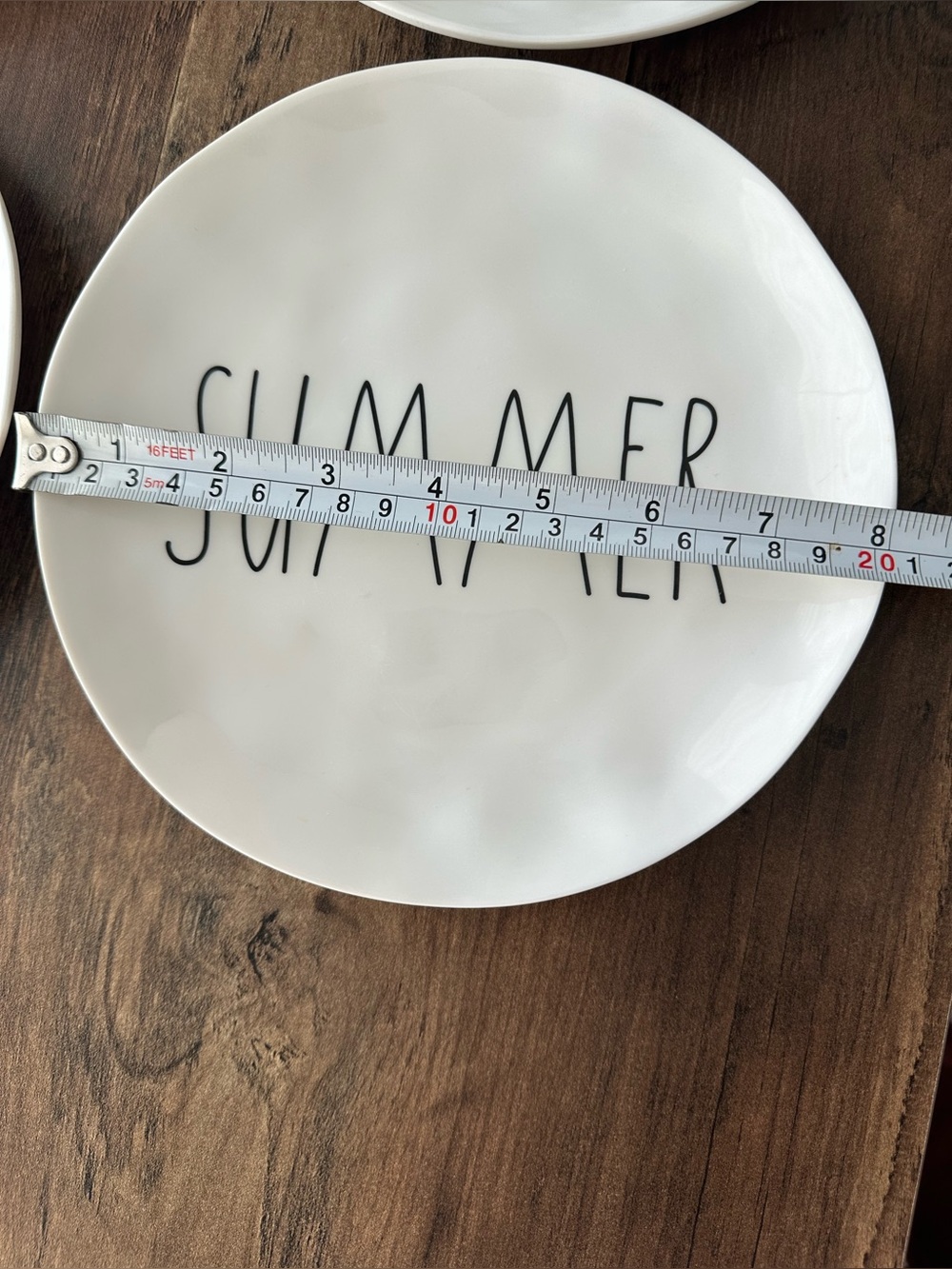 Rae Dunn Melamine Summer Plate Set of 4 Sunshine Relax Farmhouse Decor ☀️🌴 - Picture 3 of 3